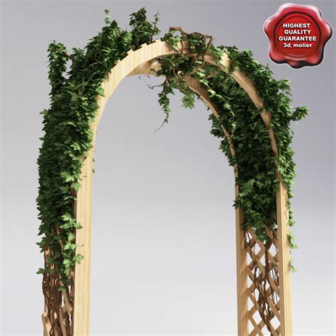 Pergola With Ivy 3d Model 19 Max Obj Fbx Unknown Free3d