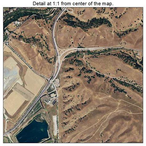 Aerial Photography Map Of Sunol Ca California