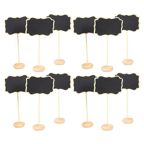 Set Of Mini Chalkboard Signs With Stand Chalkboard Place Cards