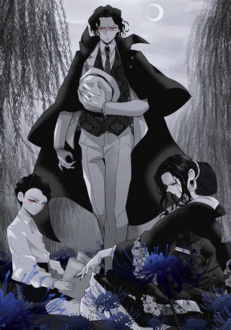 Kibutsuji Muzan Kibutsuji Muzan And Toshikuni Kimetsu No Yaiba