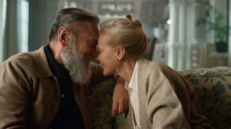 Tender Mature Man And Woman Touching Foreheads Each Other In Luxury Room Free Stock Video Footage