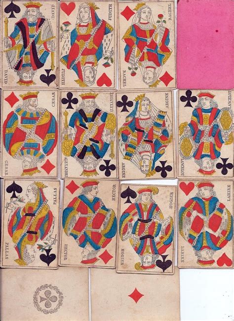 Paris Pattern Playing Cards Made By B P Grimaud C Via