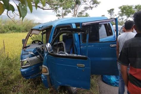 Sopir Mengantuk Mobil Rombongan Organ Tunggal Tabrak Pohon