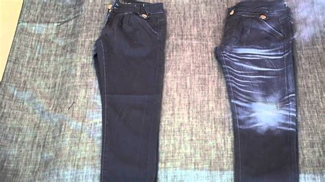 Large Size Jeans Laser Marking Youtube