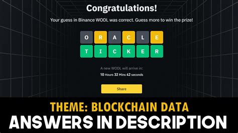 New Binance Crypto WODL Complete Answers Live Play Crypto Wodl Share