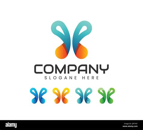 Modern Butter Fly Logo Creative Beautiful Butterfly Logo Icon Brand