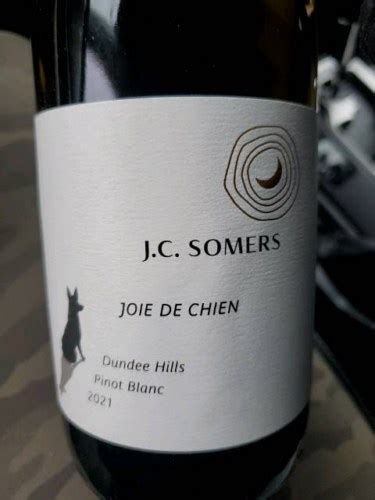 J C Somers Joie De Chien Pinot Blanc Vivino Us