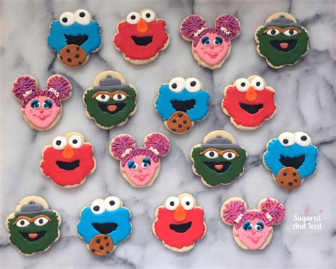 Sesame Street Elmo Cookie Monster Abby Cadabby Oscar The Grouch