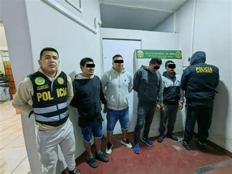 Pnp Desarticula Banda Delictiva El Club Bendito En Operativo