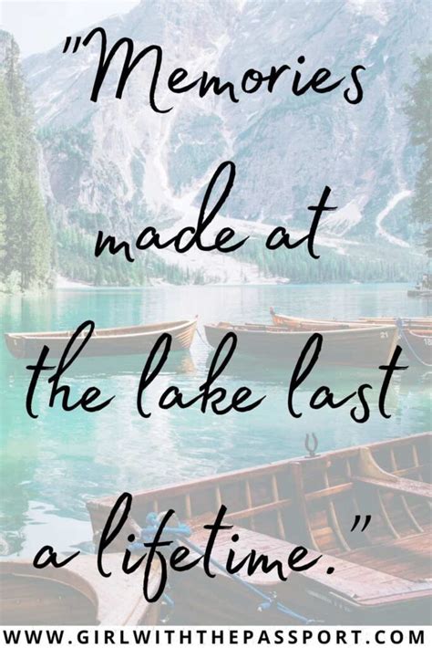 170 Amazing Best Lake Quotes For Instagram From An Expert