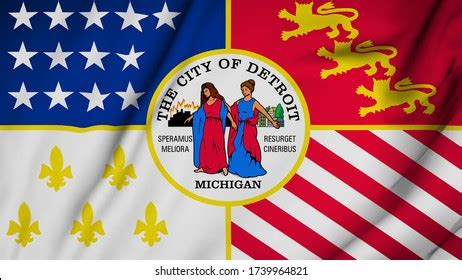 1,268 Detroit Flag Images, Stock Photos & Vectors | Shutterstock