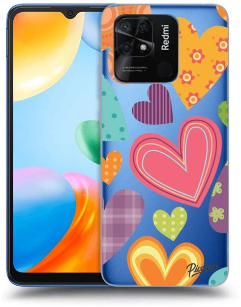 Silikonowe Prze Roczyste Etui Na Xiaomi Redmi C Colored Heart