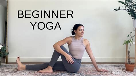 Gentle Beginner Yoga Flow Minute Full Body Stretch Youtube