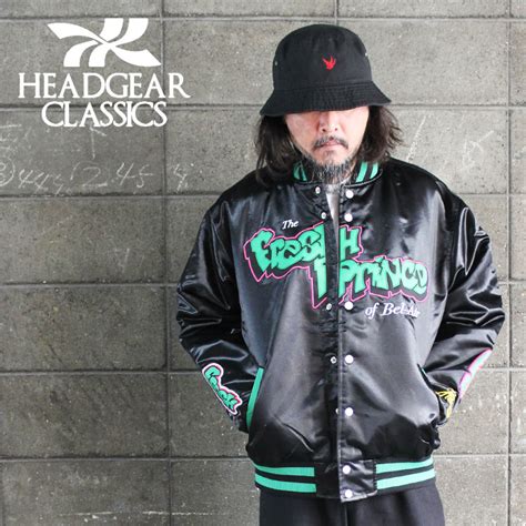 【楽天市場】headgear Classics ヘッドギア クラシック Dj・ジャジー・ジェフandザ・フレッシュ・プリンス サテンジャケット アウター ヒップホップ Hiphop 大きいサイズ