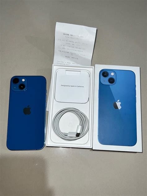 Iphone 13 128gb Blue Complete With Receipt Mobile Phones And Gadgets