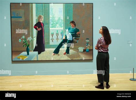 David Hockney Mr And Mrs Clark And Percy The Tate Gallery London