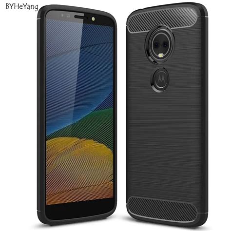 Byheyang For Motorola Moto E5 Plus Case Armor Grade Carbon Fiber