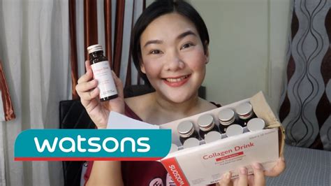 WATSONS COLLAGEN DRINK REVIEW LITERALLY AIKO YouTube