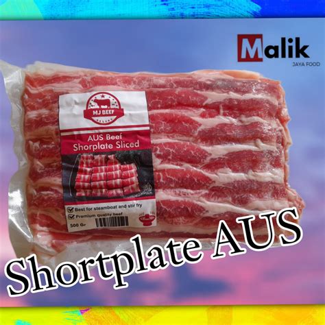 Jual Beef Slice Daging Slice Full Shortplate Australia Gr Garansi