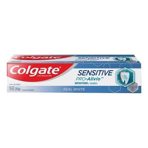 Crema Dental Colgate Sensitive Pro Alivio Real White 75 Ml Walmart