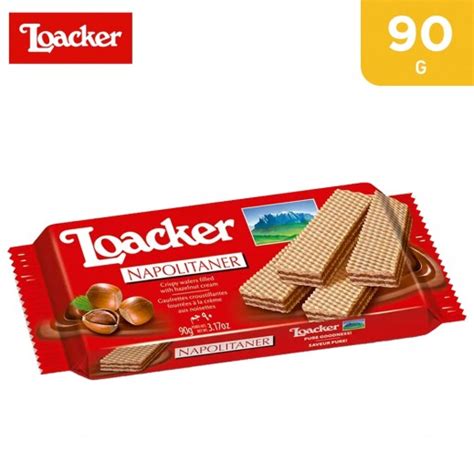 Buy Loacker Classic Napolitaner Hazelnut Cream Wafer 90 g توصيل