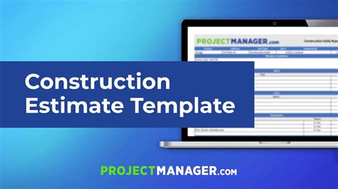 Construction Estimate Template For Excel Free Download