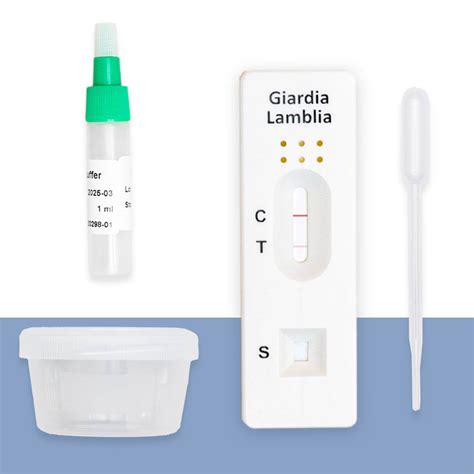 Kit Determinare Giardia Lamblia Mat Fecale 1 2 Testekit Dds