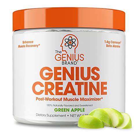 Genius Creatina En Polvo Suplemento Posentrenamiento Para Hombre