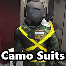 More Suits Camo Thunderstore The Lethal Company Mod Database