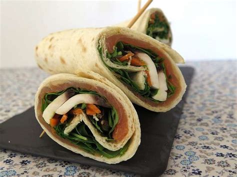 Les Meilleures Recettes de Wrap et Truite fumée