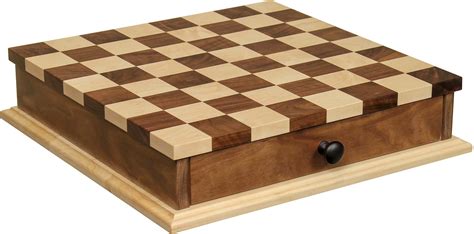 Large Chess And Checker Board Amish Wooden Chess Board