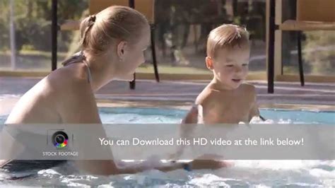 Mother And Her Son In The Swimming Pool YouTube