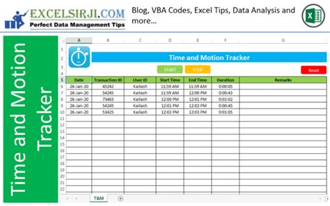 Download Time And Motion Study Excel Template - Best For 2023