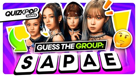 GUESS THE SCRAMBLED KPOP GROUP NAMES QUIZ KPOP GAMES 2022 KPOP