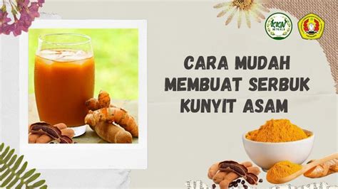 CARA MUDAH MEMBUAT SERBUK KUNYIT ASAM Health Drink Health Baku