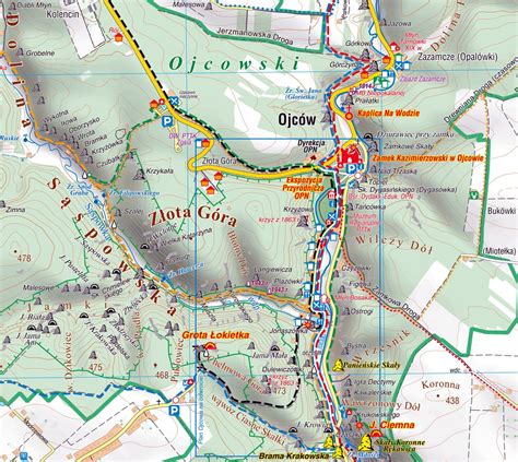 Ojcowski Park Narodowy Mapa Cyfrowa TrekBuddy