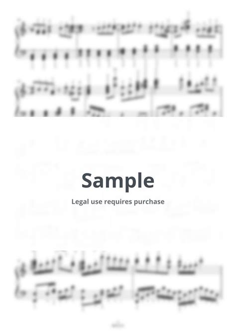 Full Fingering Piano Score Sheets By