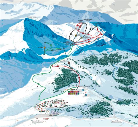 Fuentes De Invierno Ski Resort Trail Map Snowon Net