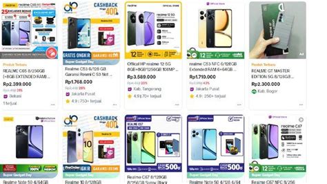 Daftar Harga HP Realme Bulan Mei 2024 Realme Series Realme C Series