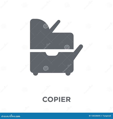 Copier Icon. Trendy Copier Logo Concept On White Background From Vector ...