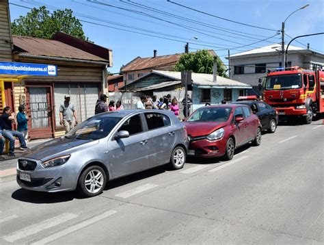 Cinco Lesionados Por Triple Colisi N En Avenida Rep Blica De Osorno