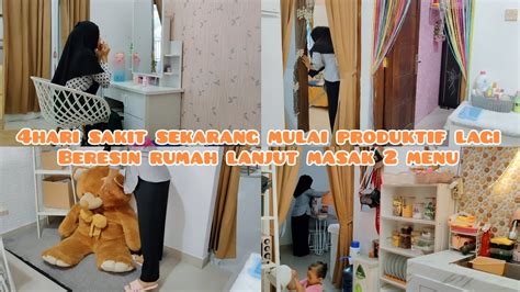 A Day In My Life BERESIN RUMAH LAGI LANJUT MASAK 2 MENU YouTube