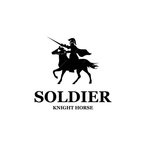 Premium Vector Horse Knight Silhouette Medieval Horse Warrior