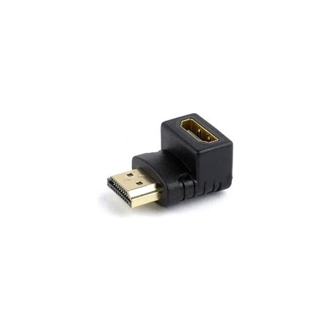 Переходник HDMI-HDMI Cablexpert, 19F/19M, угловой соединитель 90 ...