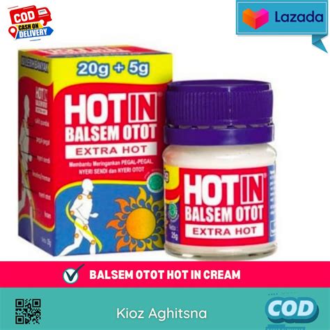 Balsem Otot HOT In Cream Gr BALSEM OTOT HOT IN CREAM OLES Gr EXTRA HOT PEGAL NYERI OTOT