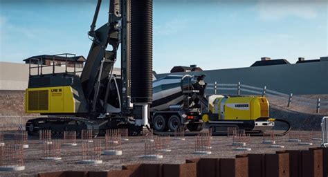 Official Video Of Liebherr S New Piling And Drilling Rigs Model LRB 16