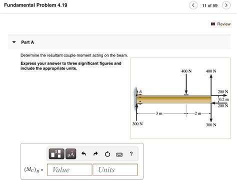 Solved Fundamental Problem Of Review Part A Determine The