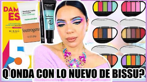 Probando Maquillaje Economico Nuevos Quintetos De Bissu Elf Cosmetics