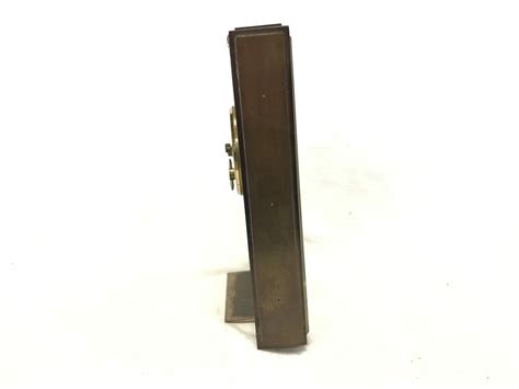 Vintage Swiss Swiza Sheffield 8 Day Brass Clock With Alarm Running