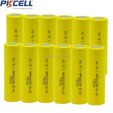 Pcs Pkcell Nicd V Aa Battery Mah Rechargeable Battery In